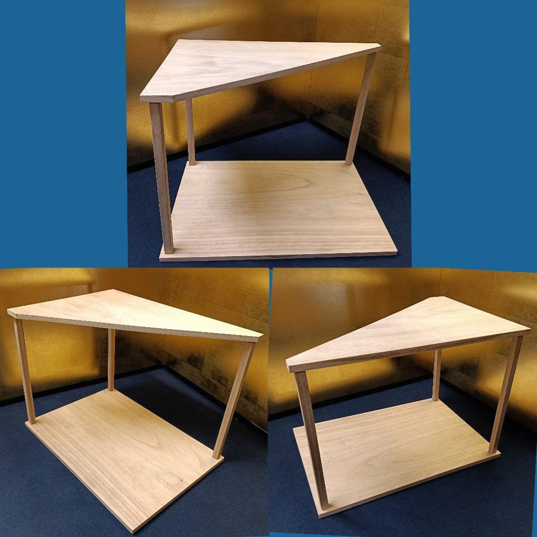 arincoAM26 茶道具 山里棚 利休好 組立式 紙箱 棚物 水屋 水