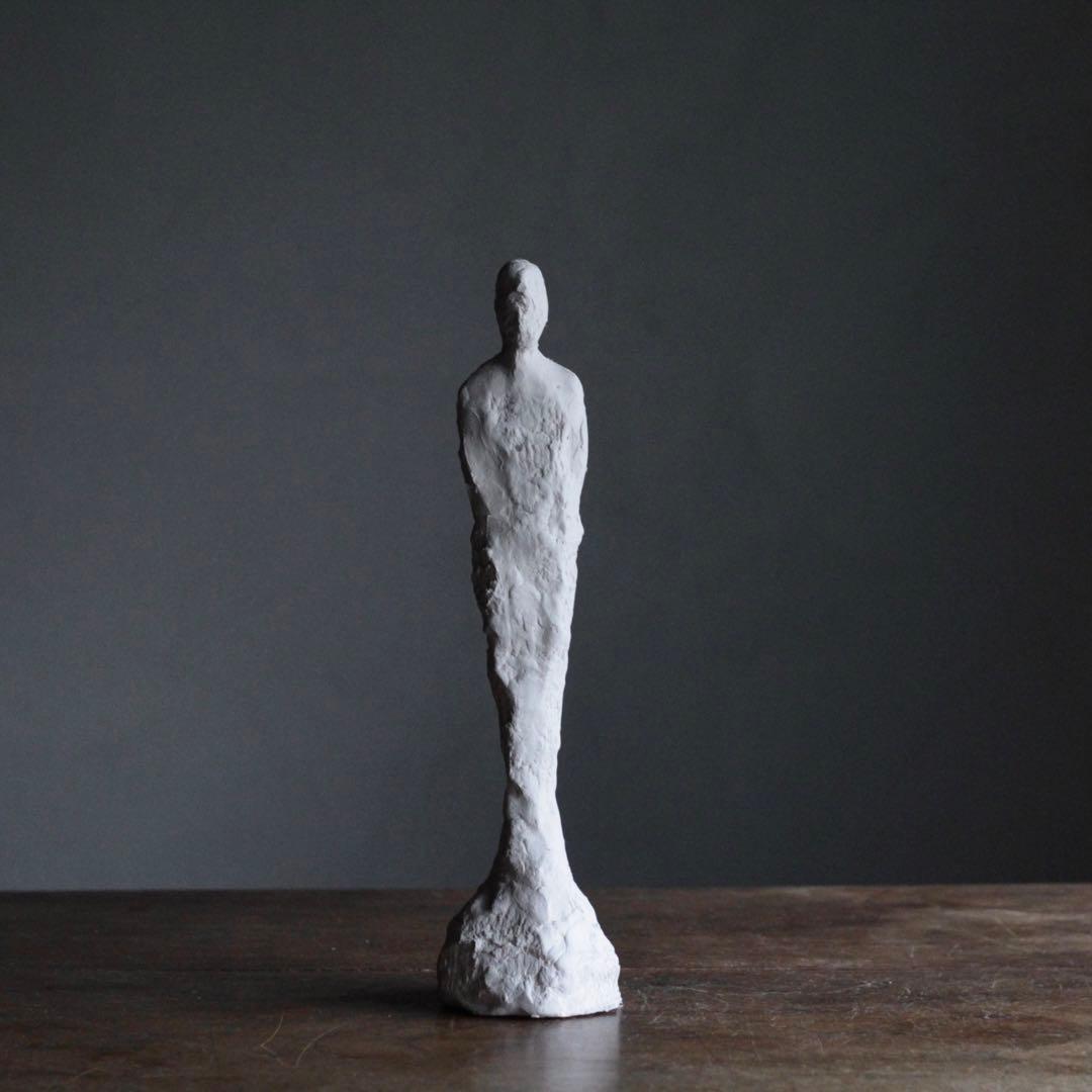 石塑粘土 立体作品 sculpture 現代美術 c 人物像 オブジェ
