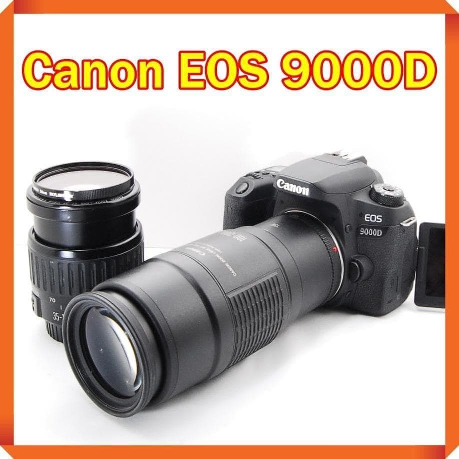 Canon EOS 9000D ダブルレンズセット スマホで操作＆転送可能♪