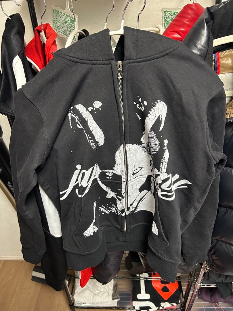 jarmyブラックフーディ　ストリート nubian swag