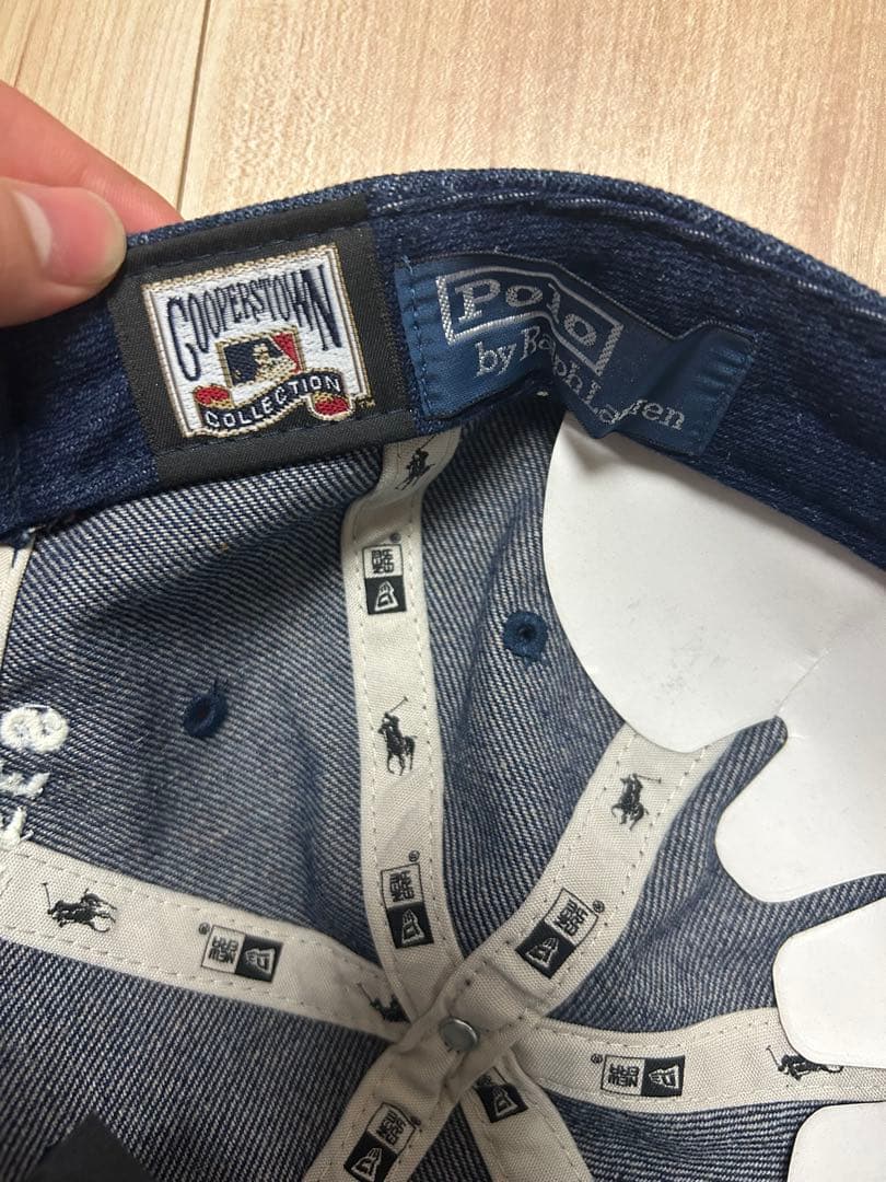 Ralph Lauren x NEW ERAデニムキャップ　ジョングク着用