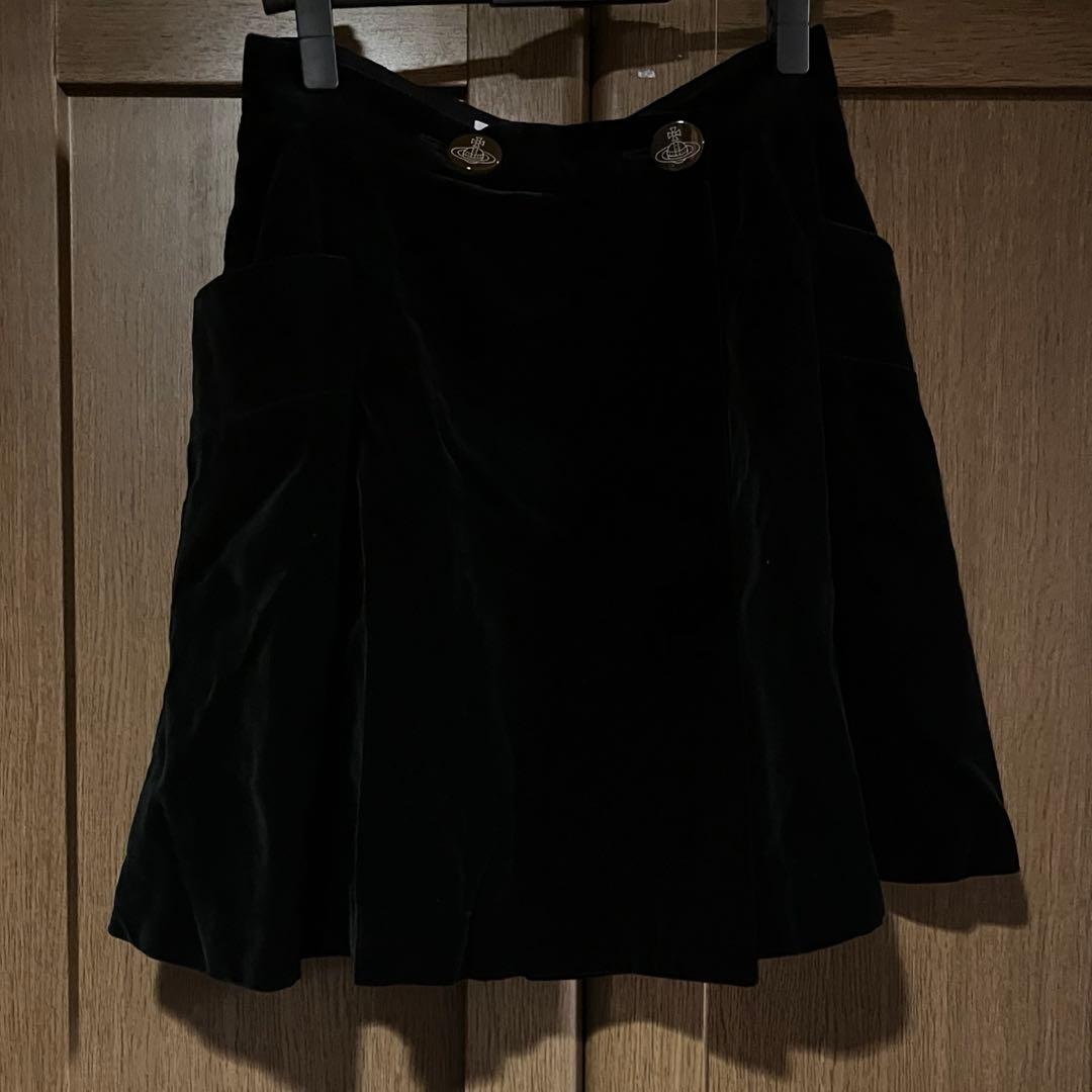 ヴィヴィアン　ベロア　スカート