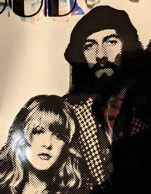 フリートウッドマック 「噂」 1977年 アルミ蒸着フィルム ポスター 美中古品