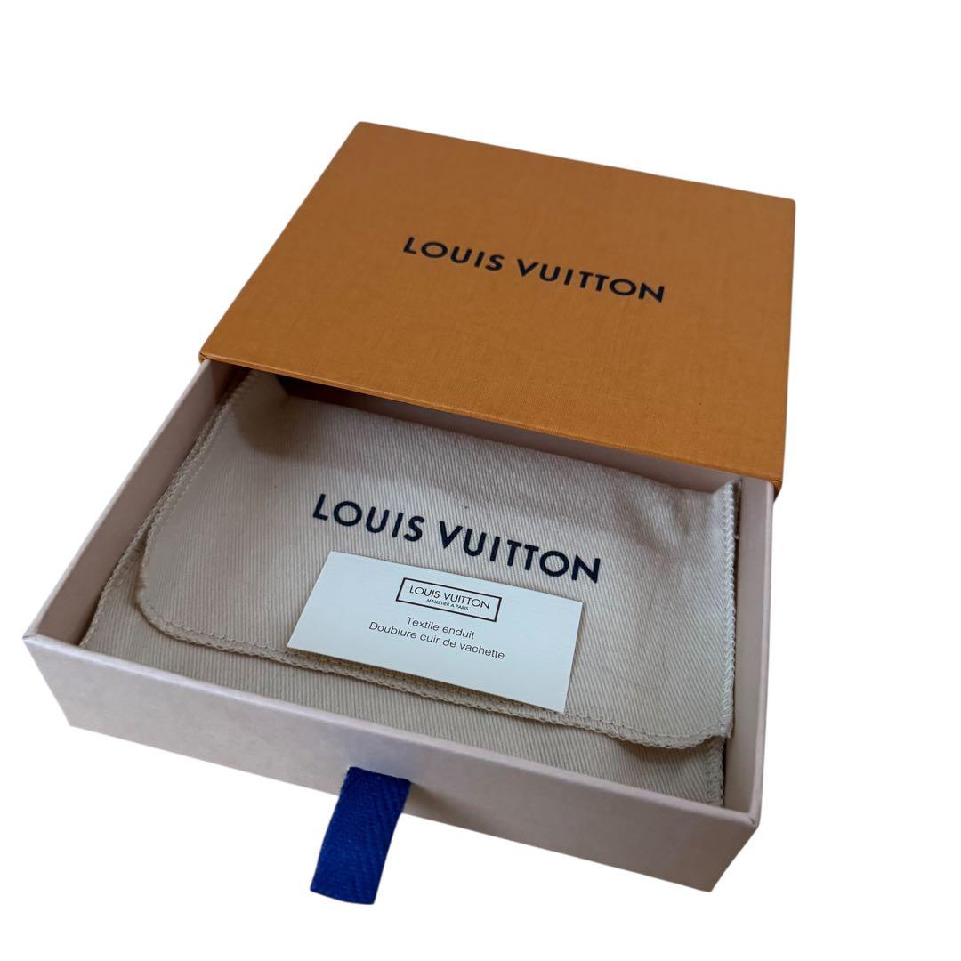 ☆未使用品級☆ ルイヴィトン　パース　ラウンドファスナー　ダミエ　ブラウン