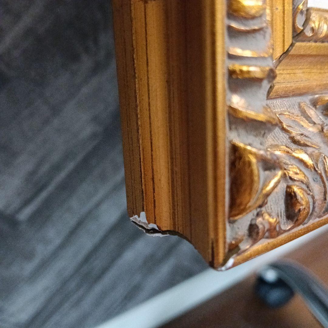 グスタフ・クリムト 女性像 油彩画 ゴールドフレーム