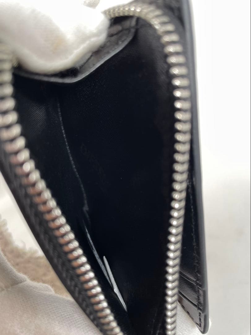 美品 DIESEL ディーゼル 二つ折り財布 ケース カードケース 箱付き