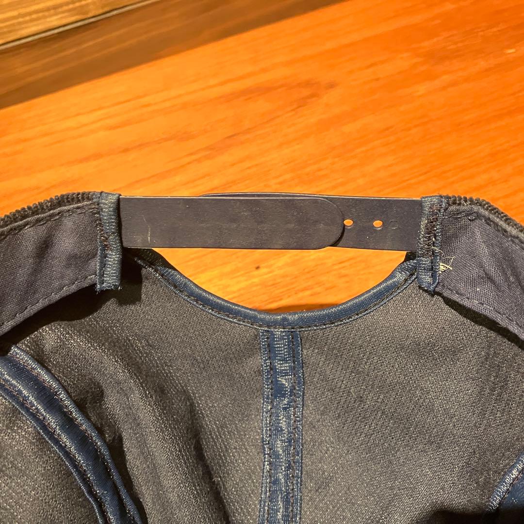 bud light コーデュロイ ネイビー　トラッカーキャップ　帽子　ハット