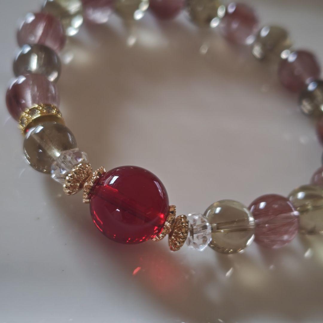 おまとめ専用です♡新作♡レッドルチル、スモーキーシトリン、練りレッドアンバー