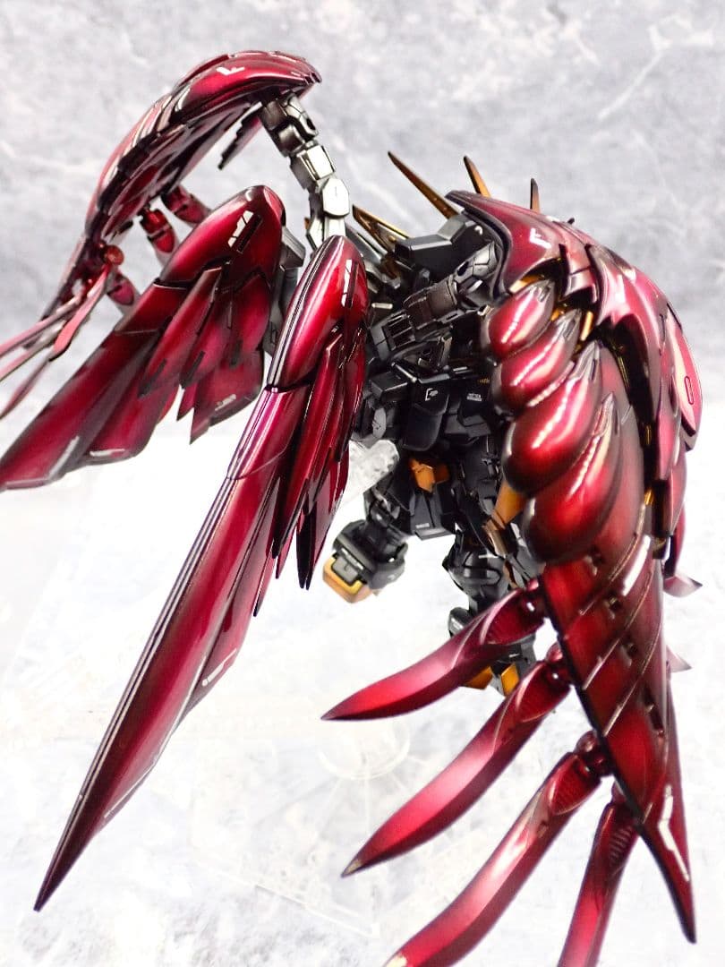 MGSD ウイングガンダムゼロ(EW) リベリオン 全塗装 ガンプラ完成品