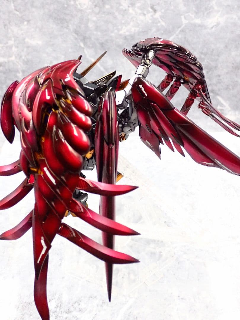 MGSD ウイングガンダムゼロ(EW) リベリオン 全塗装 ガンプラ完成品