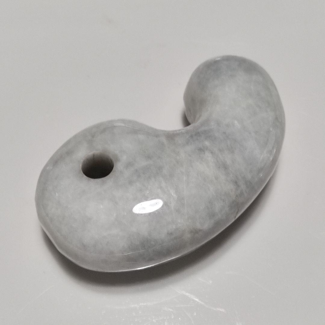 パワーストーン　天然石　勾玉　ミャンマー産　翡翠(ヒスイ)　166g　N.604