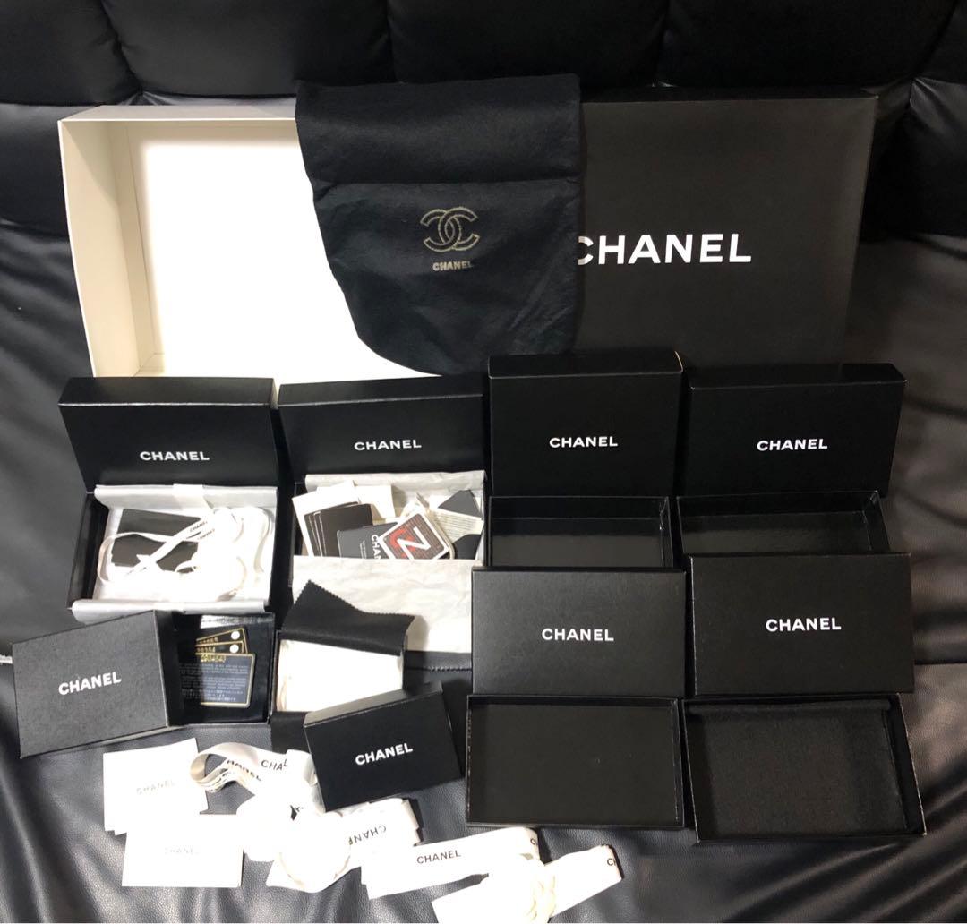 シャネル　バッグ、財布、小物空箱　リボン　ギャランティ　保存袋