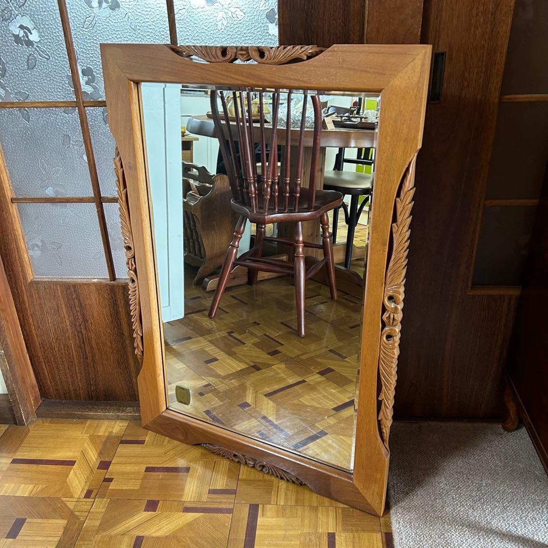 大塚レトロ　壁掛け　鏡　ミラー