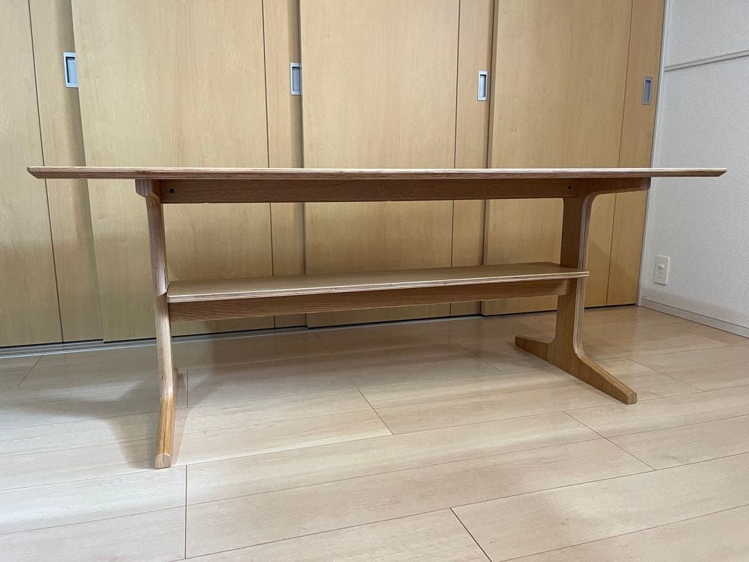 【焦げパン】無印良品リビングでもダイニングでもつかえるテーブル