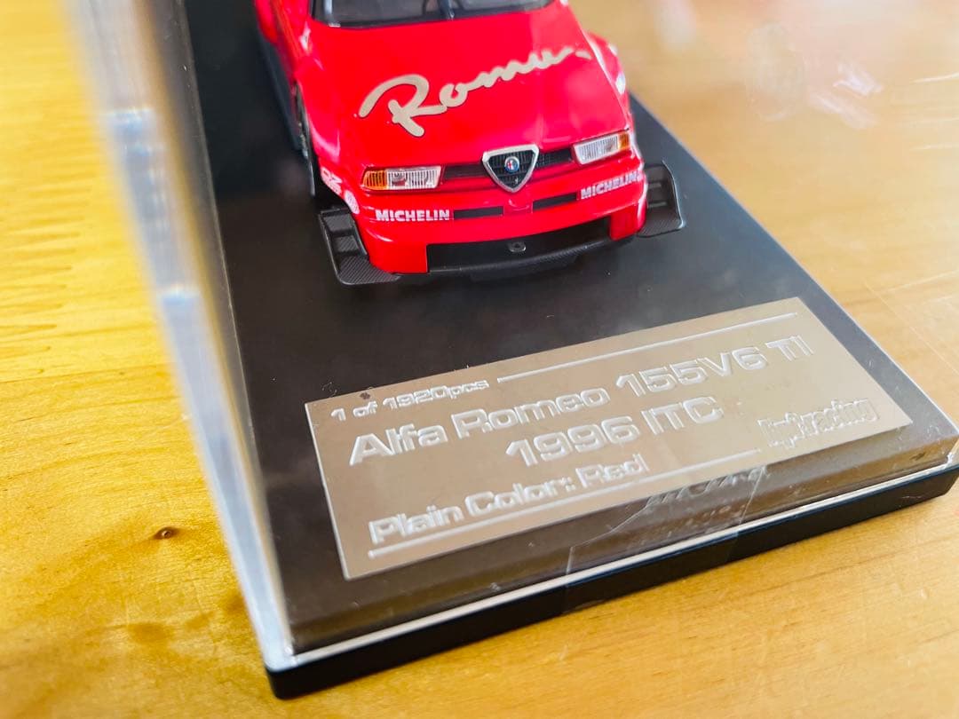 HPI アルファ ロメオ155V6 TI 1996年 ITC 1/43 ロム