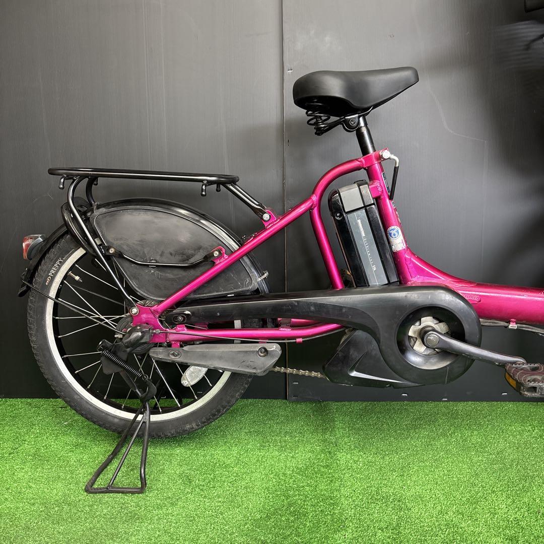 電動自転車 YAMAHA PAS kiss ピンク 3人乗り対応　30
