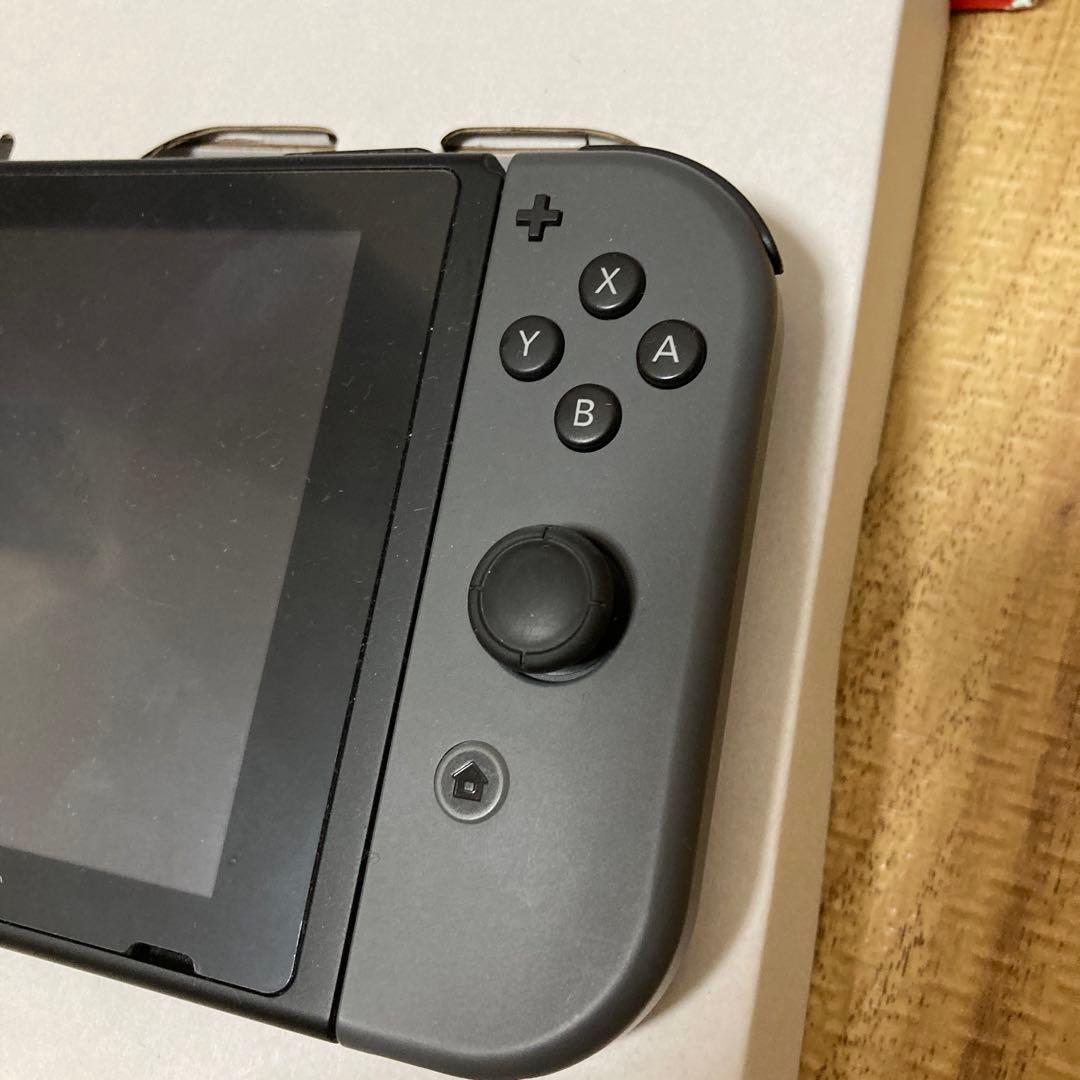 【極美品】Nintendo Switch 本体　グレー バッテリー強化版