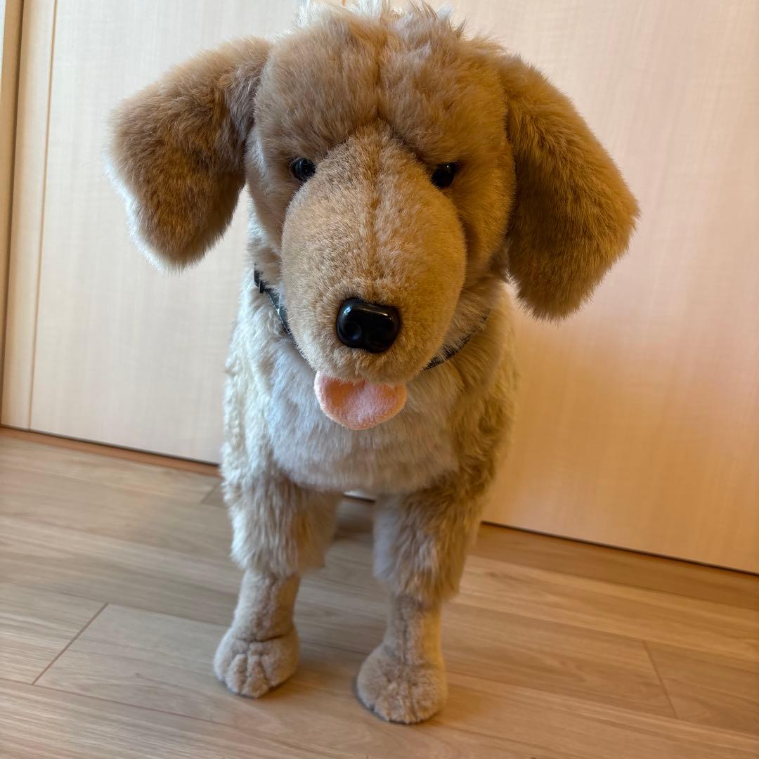 ditz ゴールデンレトリバー　フットレスト　ぬいぐるみ　大型