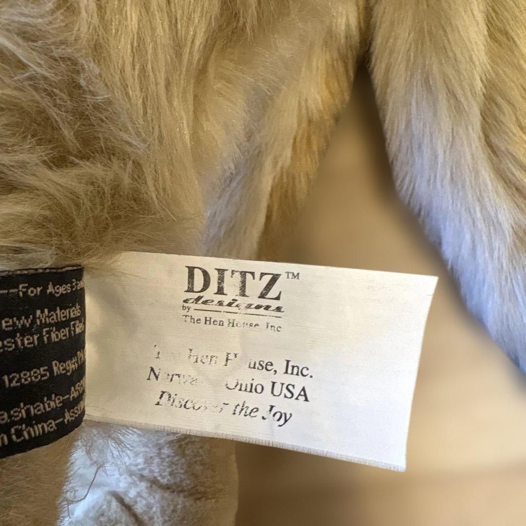 ditz ゴールデンレトリバー　フットレスト　ぬいぐるみ　大型