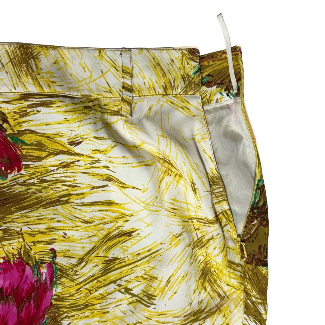 2017FW PRADA プラダ スカート フェザー シルク レザー ファー