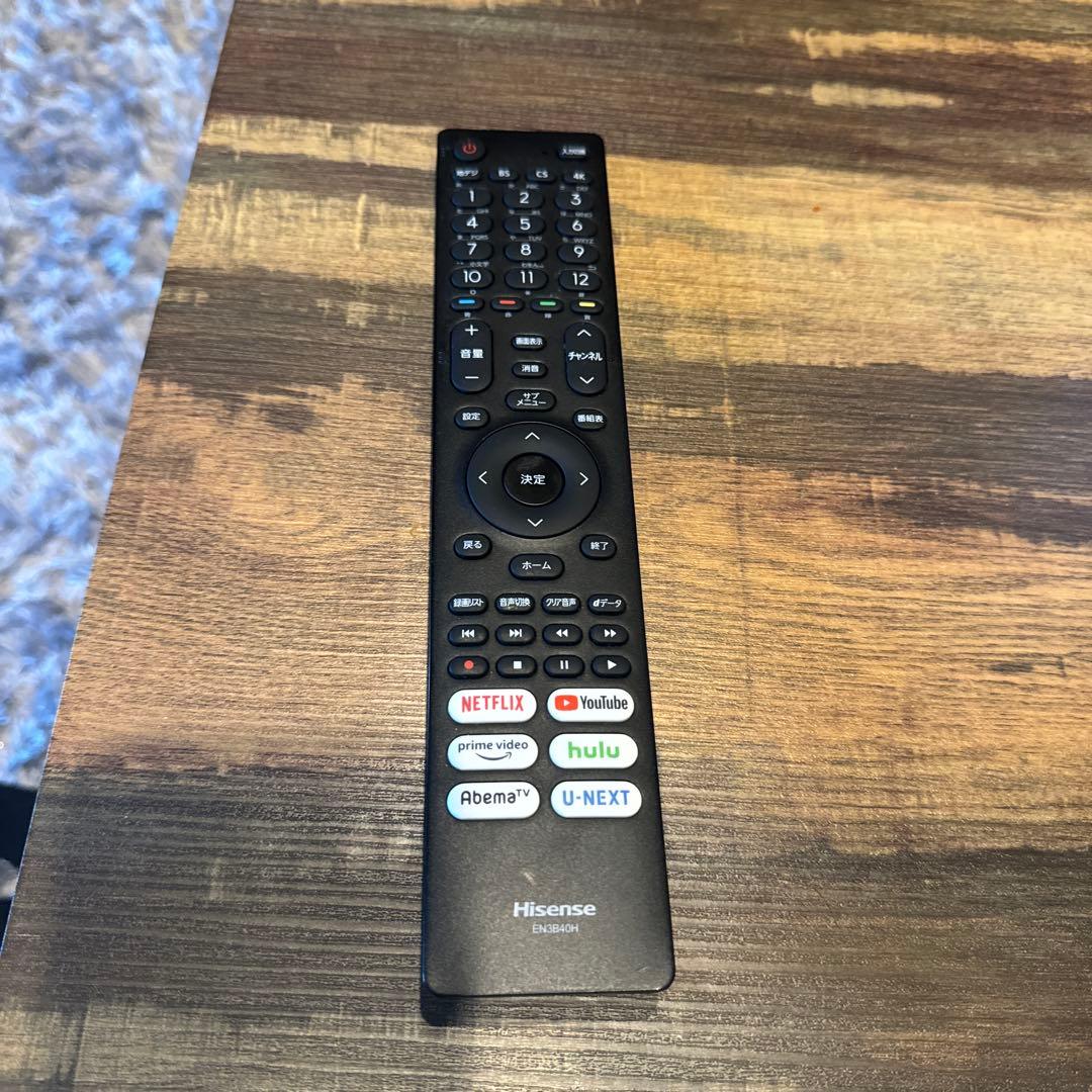 ハイセンス　4kテレビ　43E6G 引き取り限定