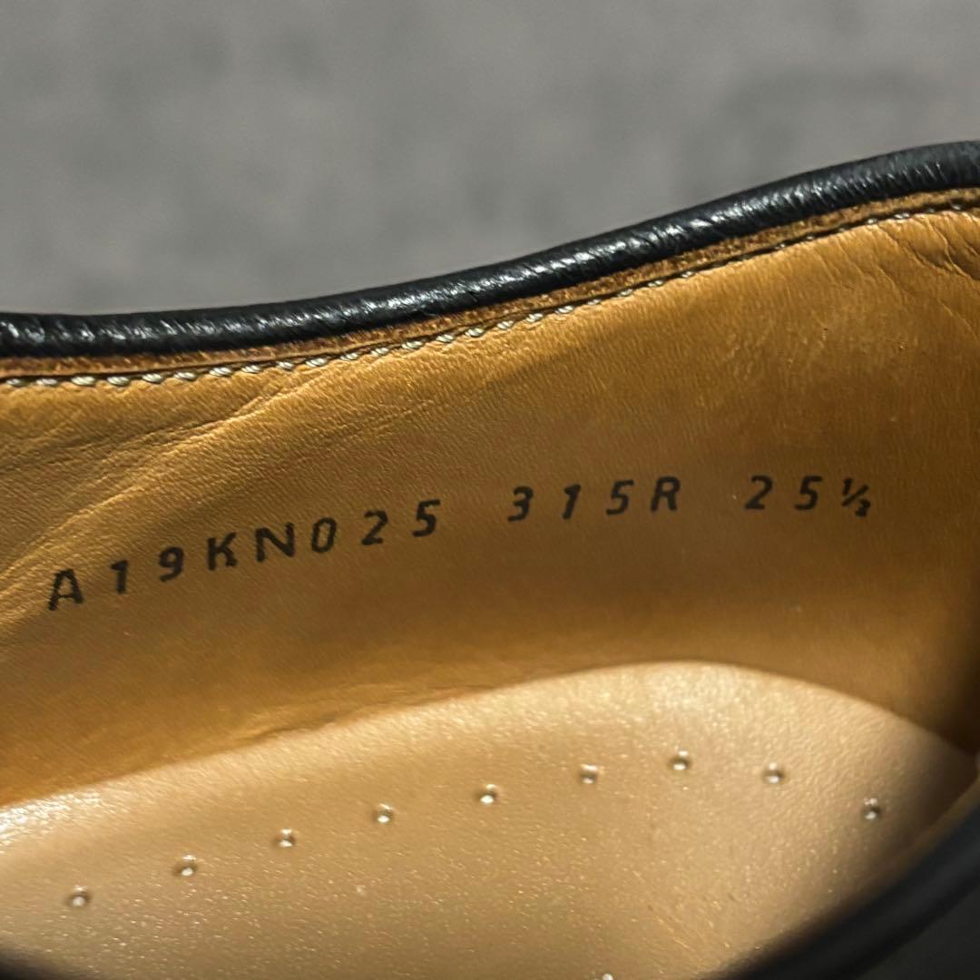 極美品　リーガル　ビジネスシューズ　315R ブラック　ガラスレザー　2148