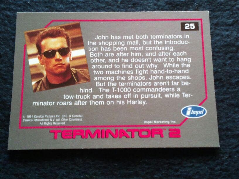 ア―ノルド・シュワルツェネッガーの直筆サイン入りコレクション・カード