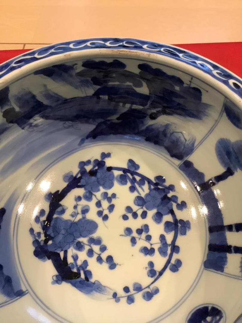 【古伊万里】染付　鉢　アンティーク