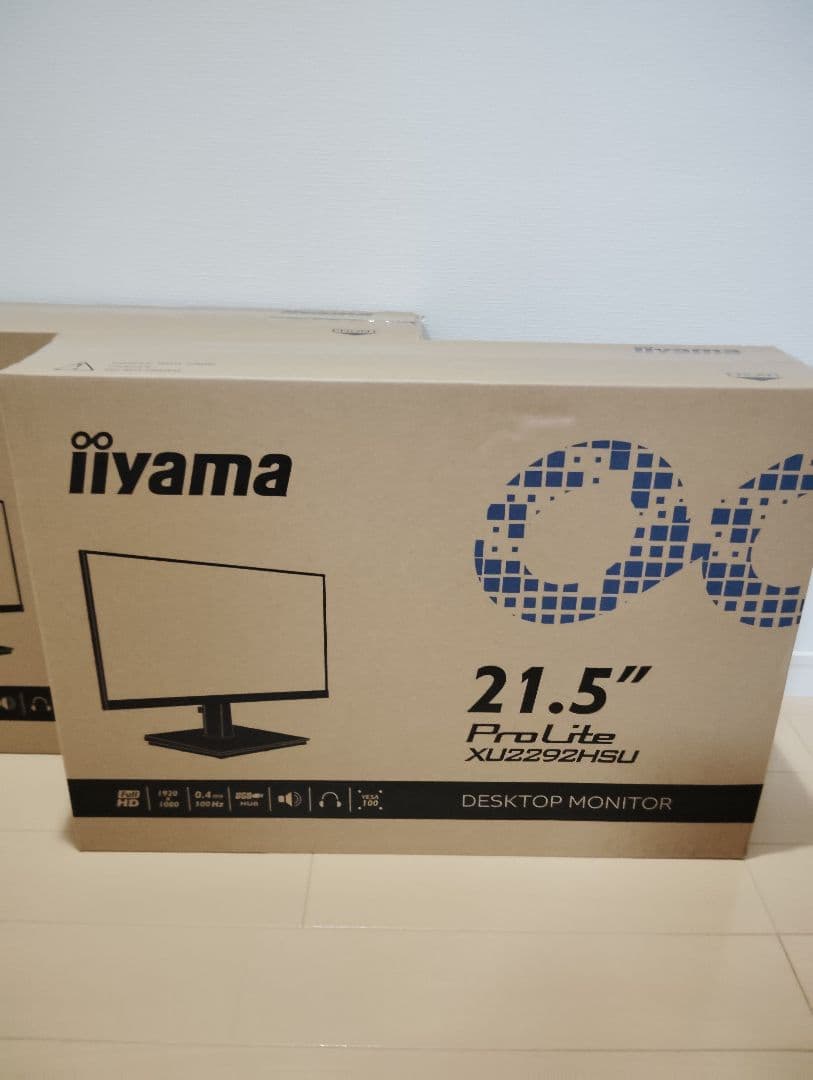 iiyama ProLite XU2292HSU-B6 21.5型 2個