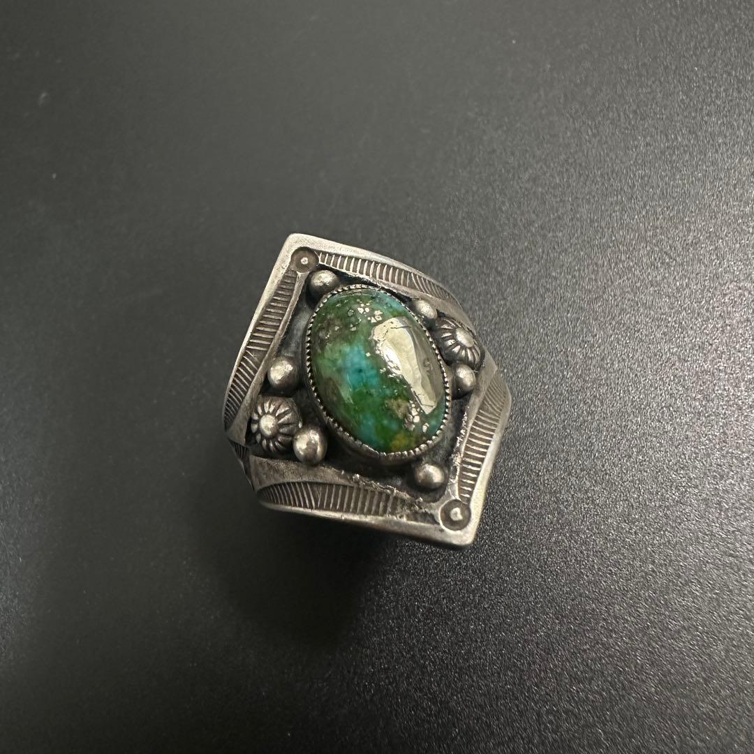 Navajo  martinez ターコイズ リング 21号