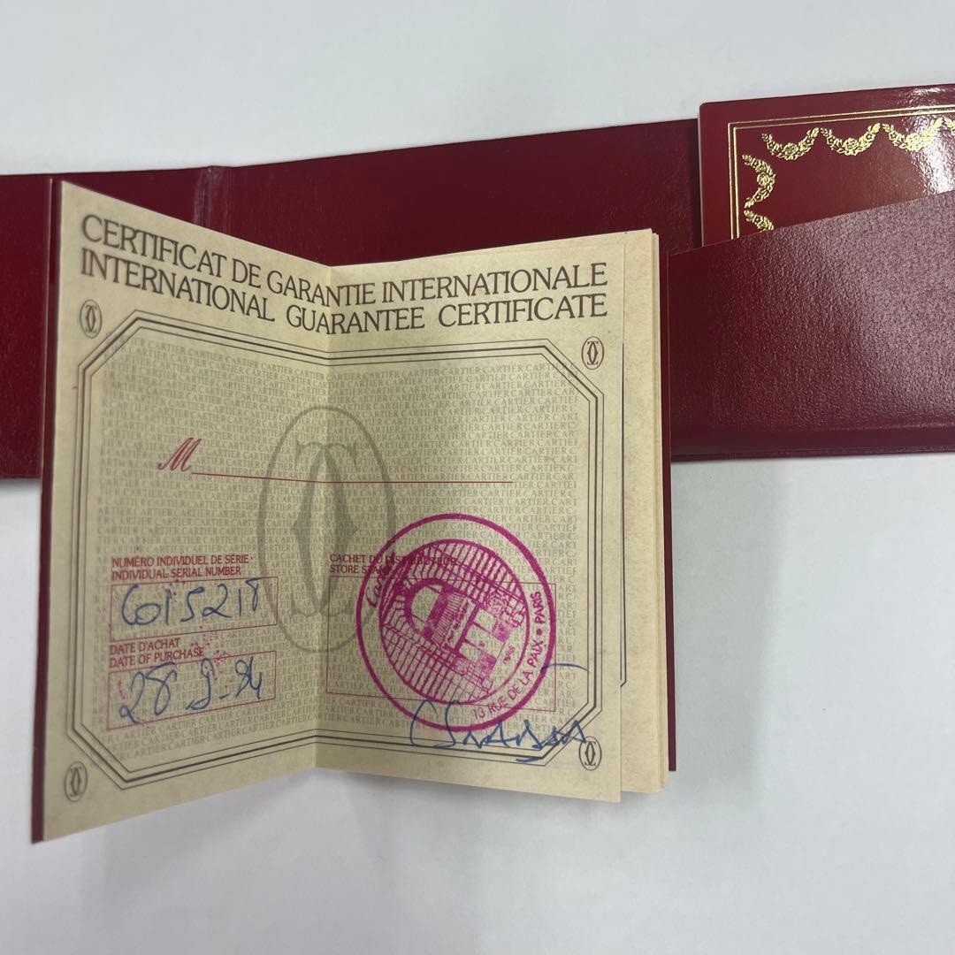 【箱・保証書付き】カルティエ Cartier ボールペン ゴールド インク切れ