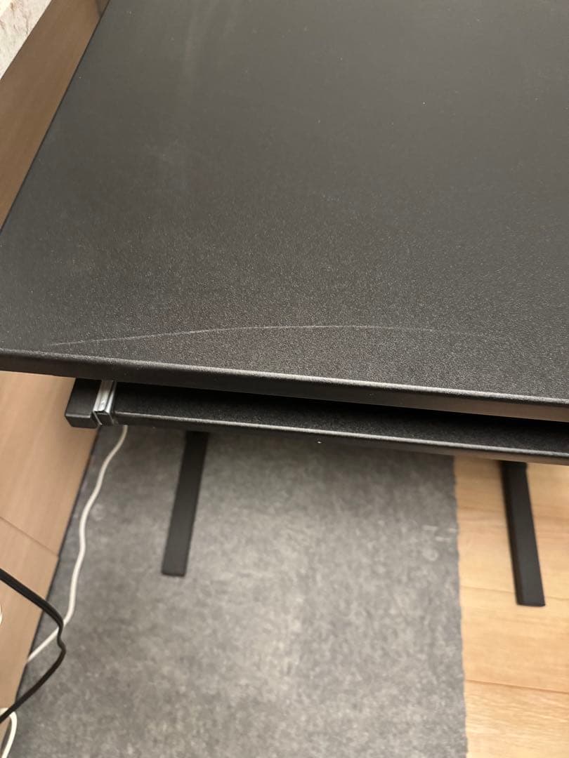 Bauhutte BHD-700M-BK ブラック [スクエアゲーミングデスク]