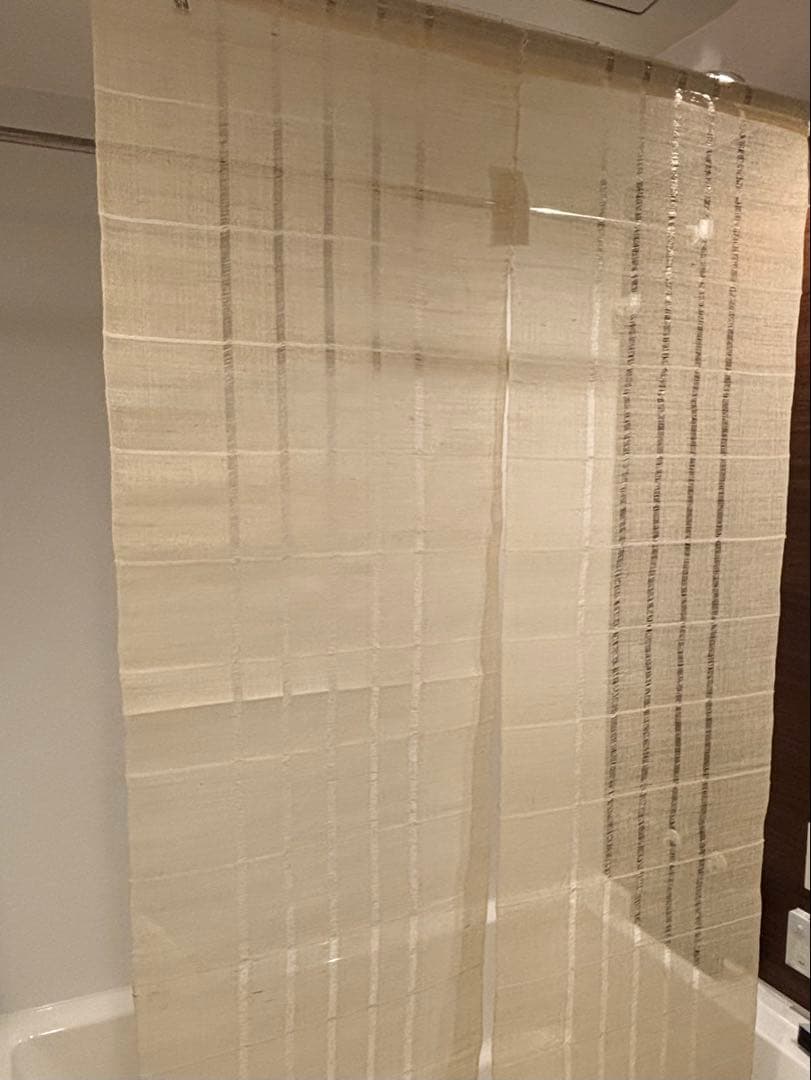 ハ*コ様 生成り 麻 のれん 約85cm幅