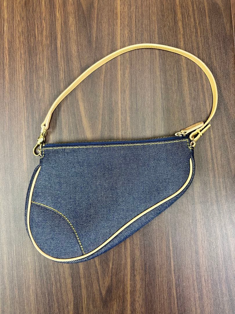 ディオール　サドルバッグ　デニム