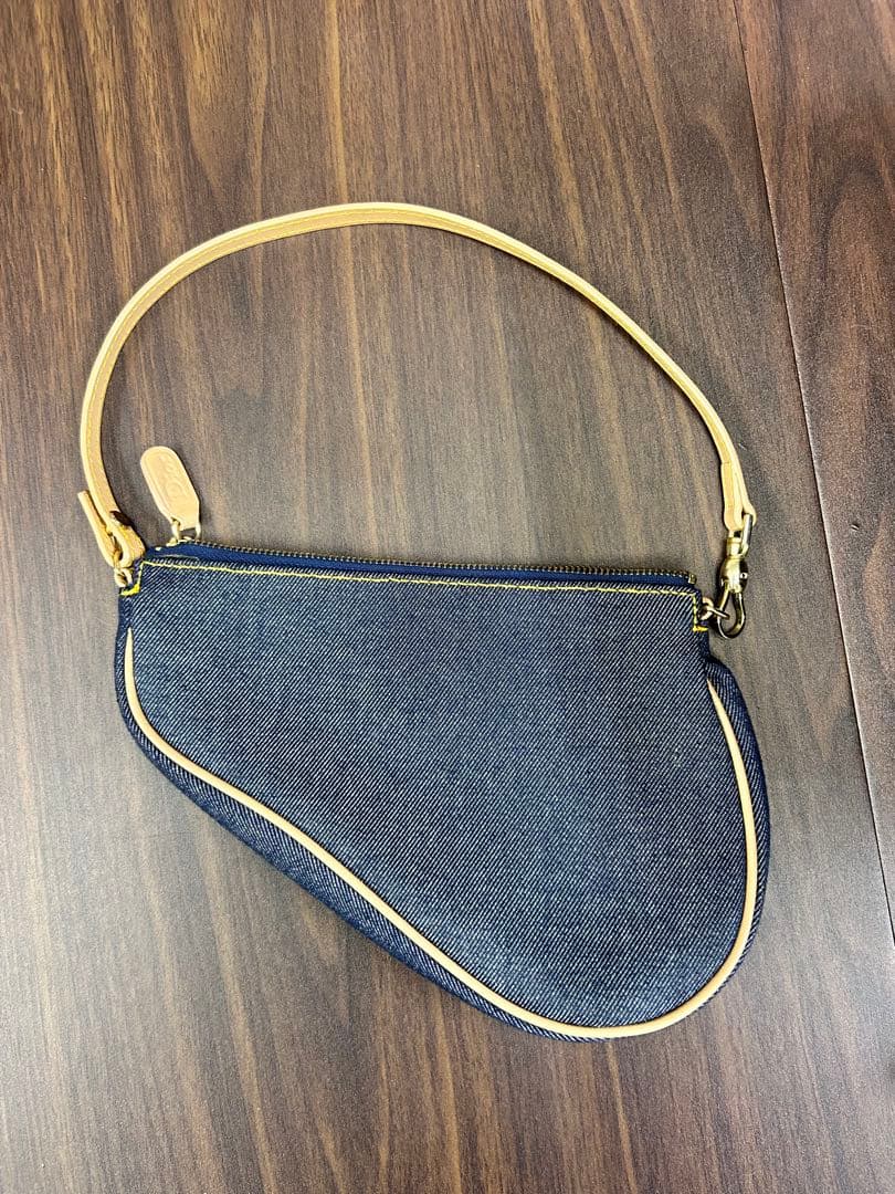 ディオール　サドルバッグ　デニム