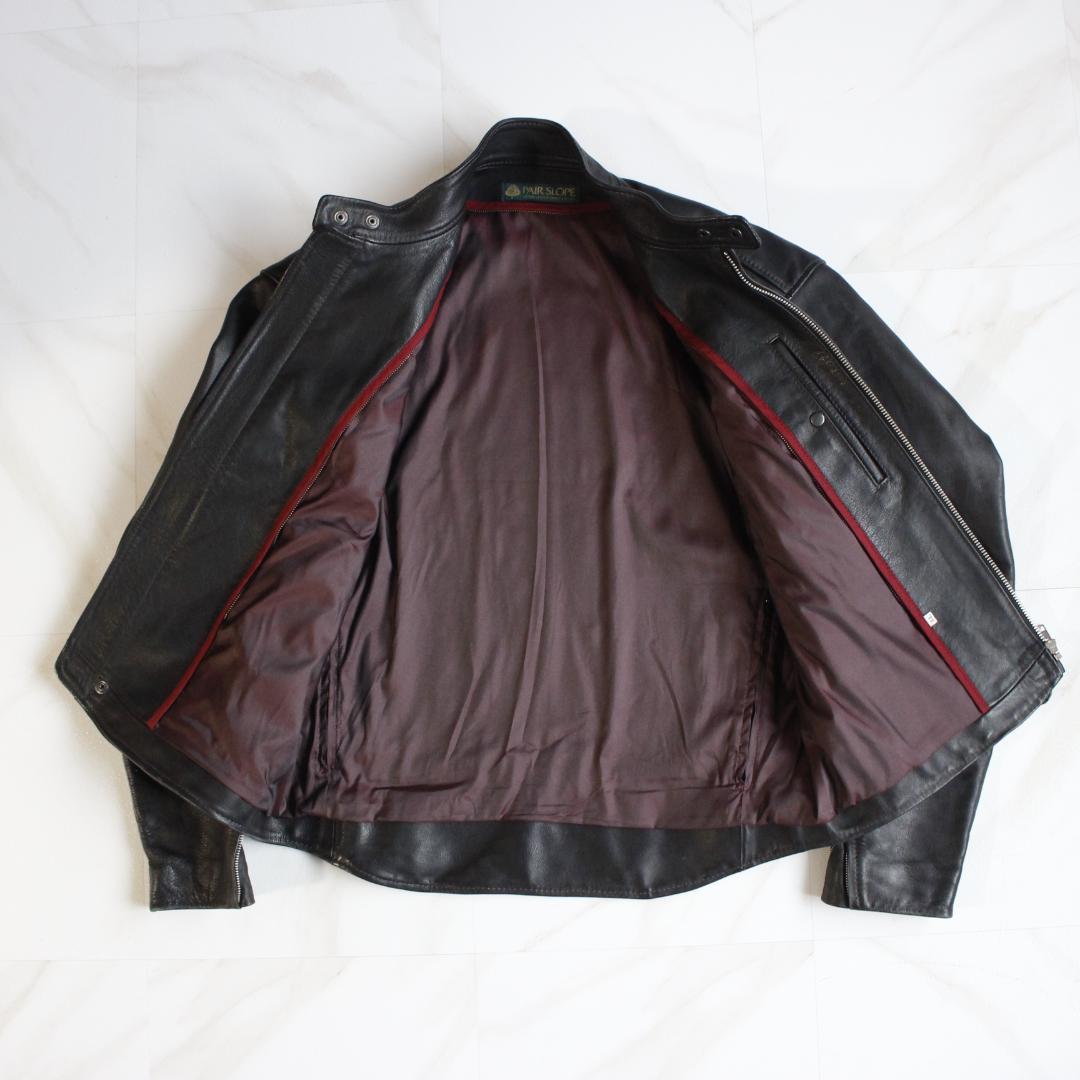 PAIR SLOPE レザージャケット LLサイズ ブラック