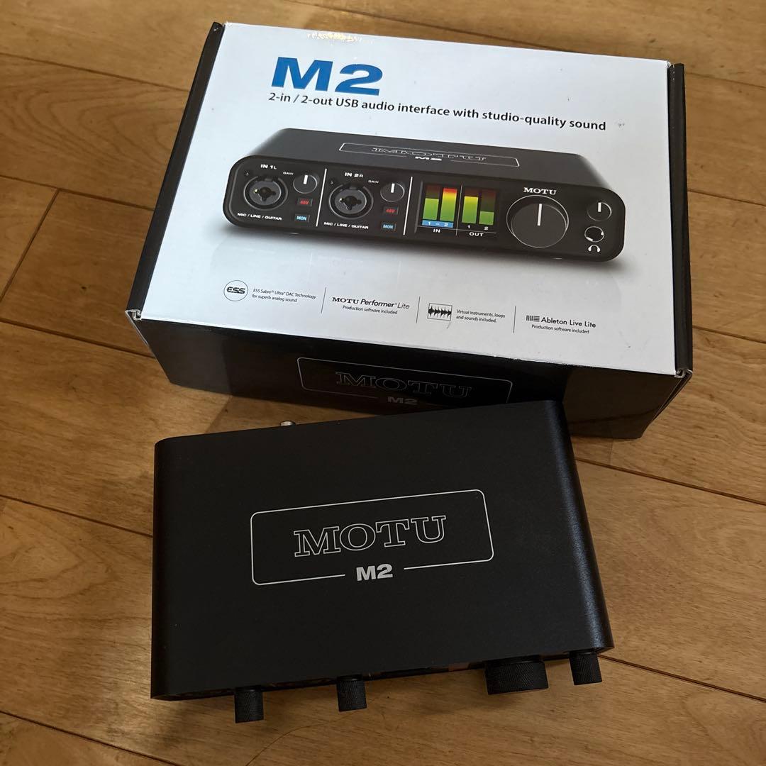 MOTU M2 2イン2アウトオーディオインターフェイス