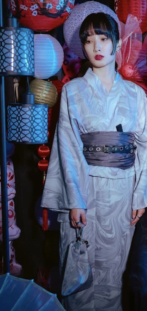 廃盤カラーアソート浴衣3点セットEllnoLoset ユニセックス モード 浴衣