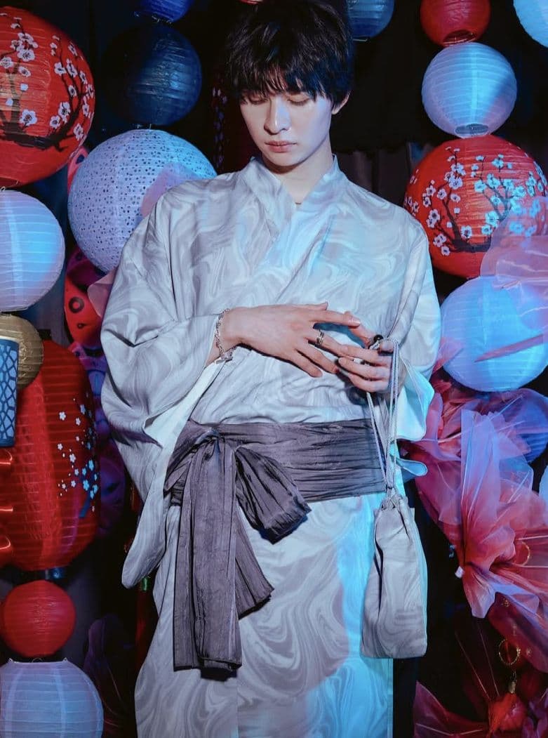 廃盤カラーアソート浴衣3点セットEllnoLoset ユニセックス モード 浴衣