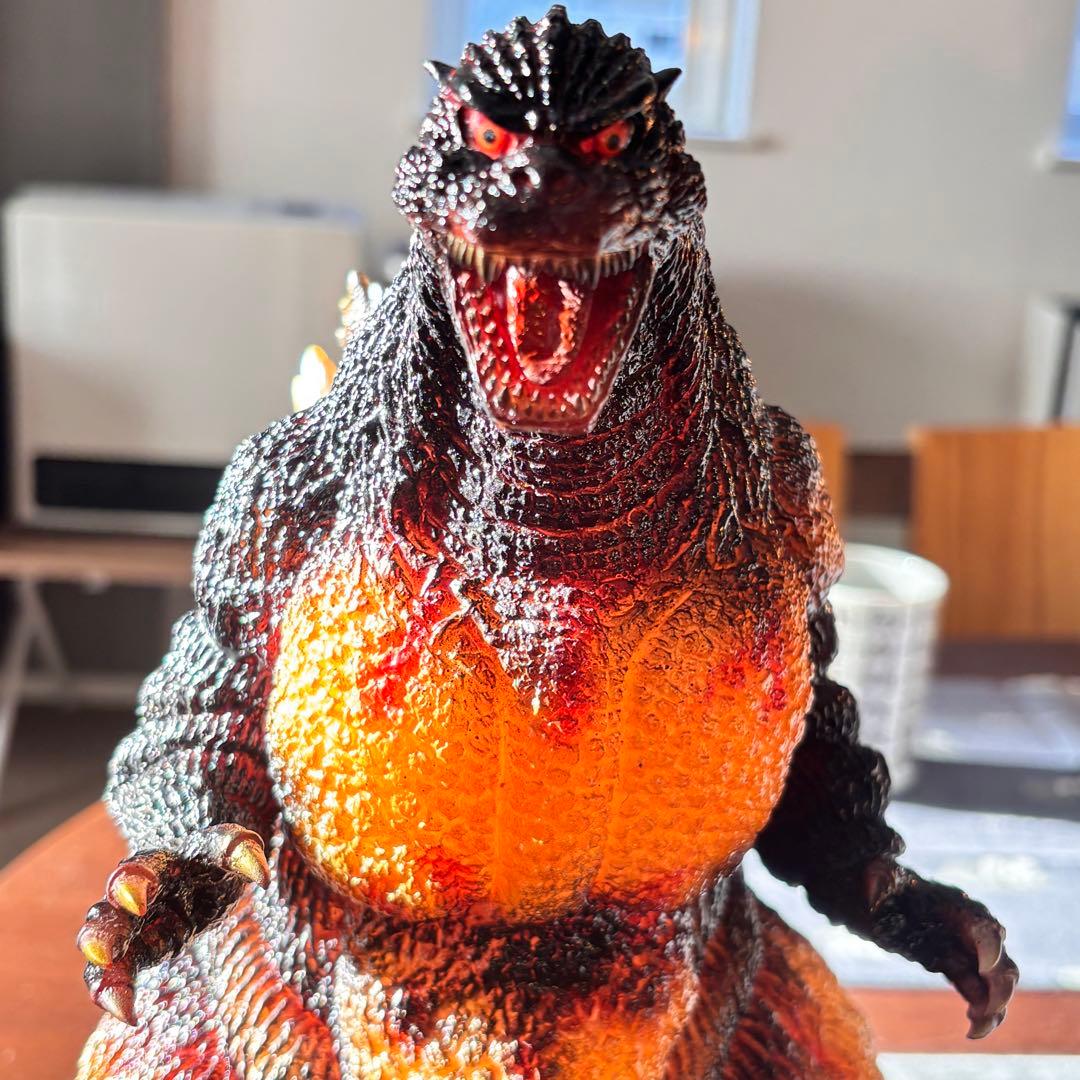 東宝30ｃｍシリーズ　ゴジラ　1995　後藤彩色所カスタムクリアオレンジＶｅｒ．