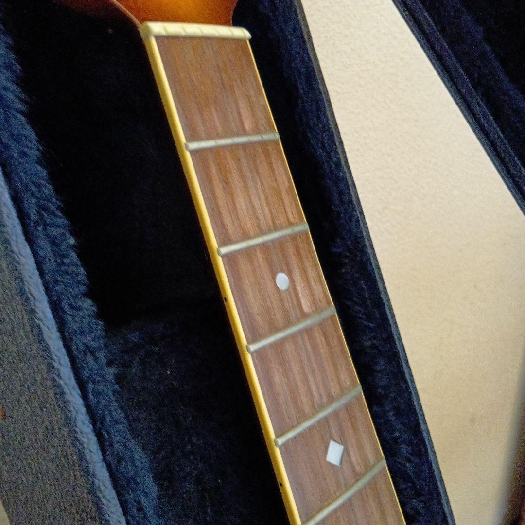 オベ−ション、エレキアコースティックギター オレンジ/ブラウン