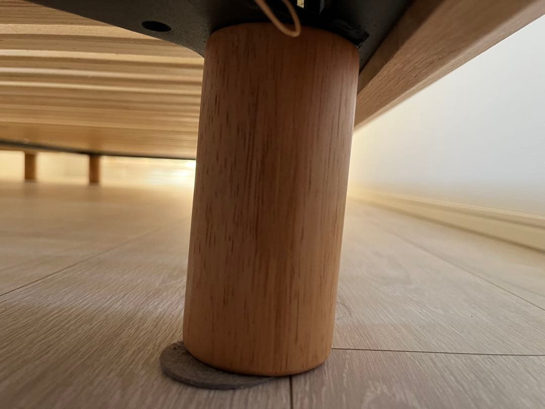 無印良品　ベッドフレーム　オーク材　シングル②