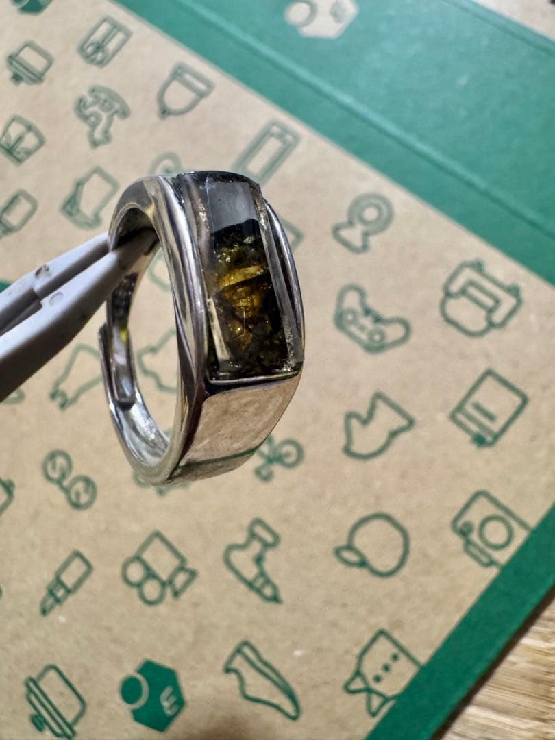 パラサイト隕石の女王 イミラック隕石　リングImilac 幸運 up 金運up