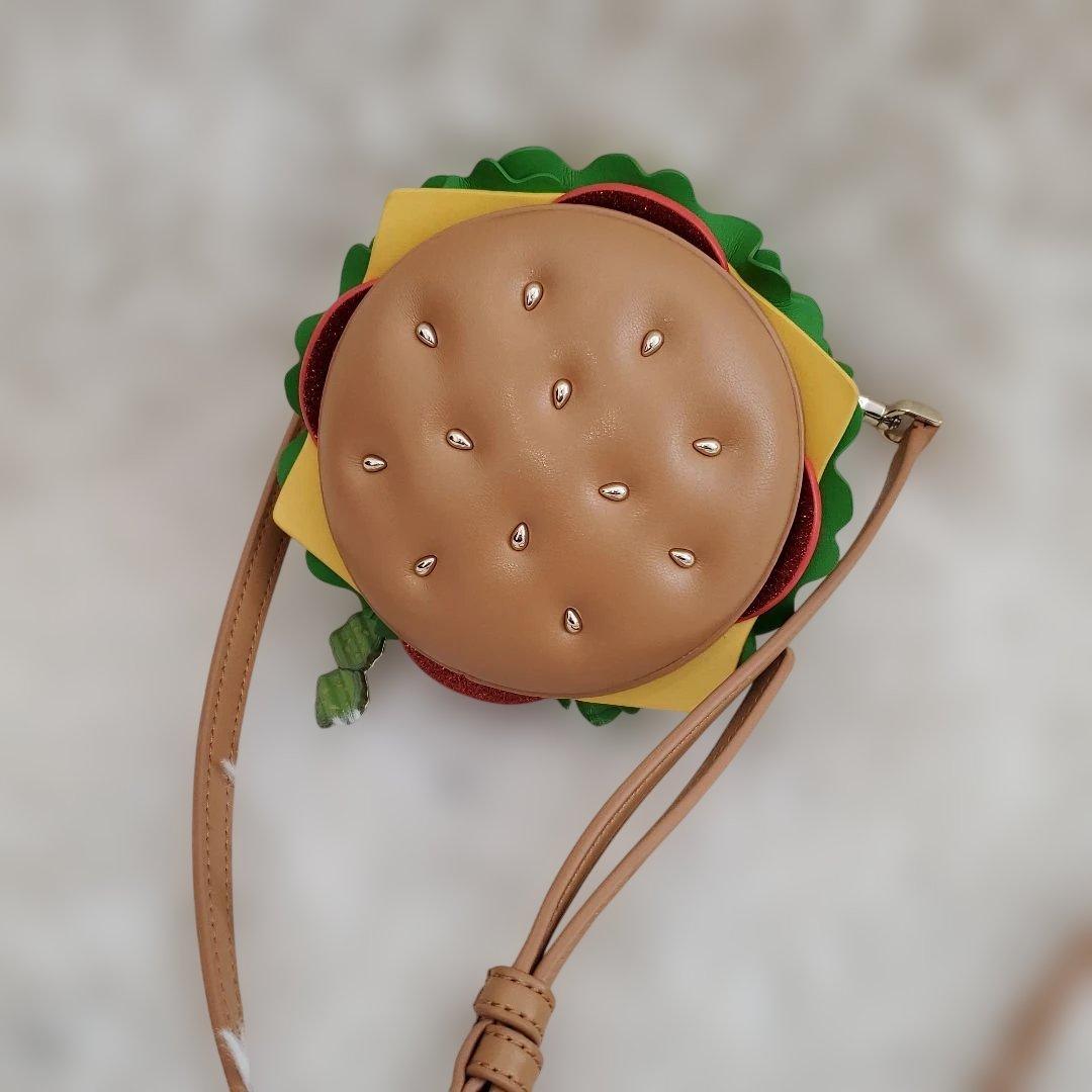 ⭐未使用級⭐kate spade ハンバーガー型 ショルダーバッグ レザー