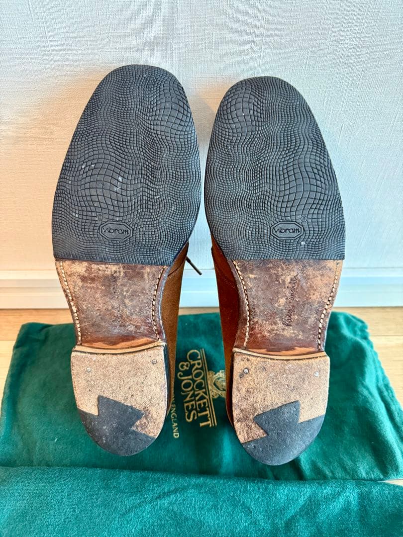 クロケット&ジョーンズ DARTMOUTH タバコスエード サイズ6E