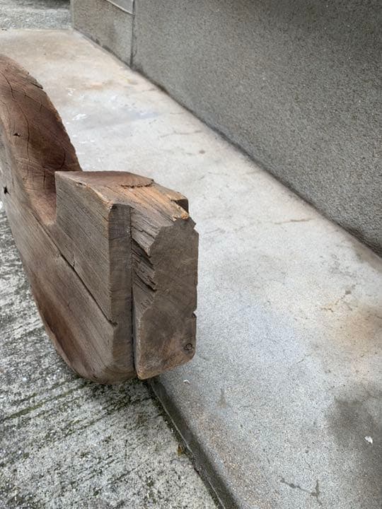 古材 アンティーク 海老虹梁 神社建築  オブジェ