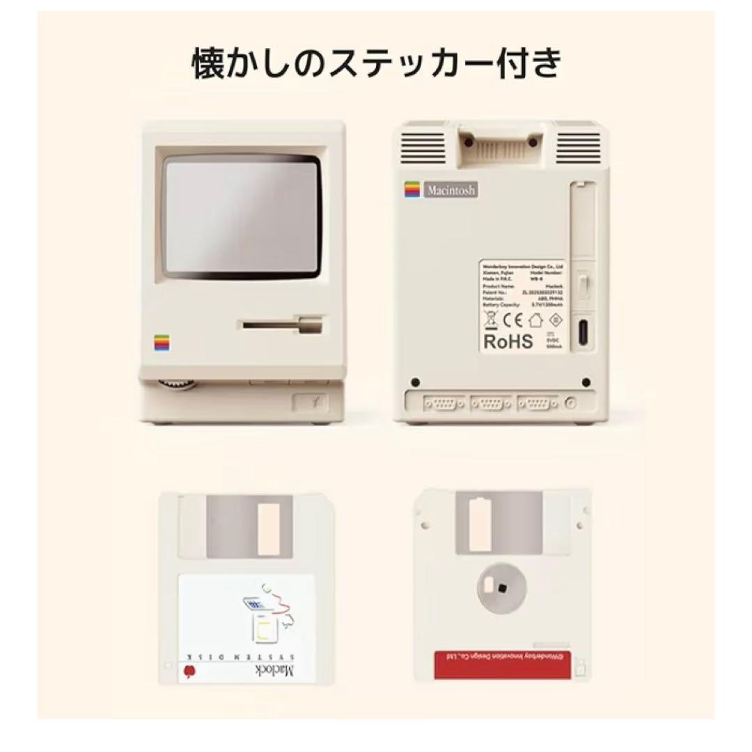 1984レトロデザイン デジタル時計　ダイヤル式調光　多機能アラーム　温度表示