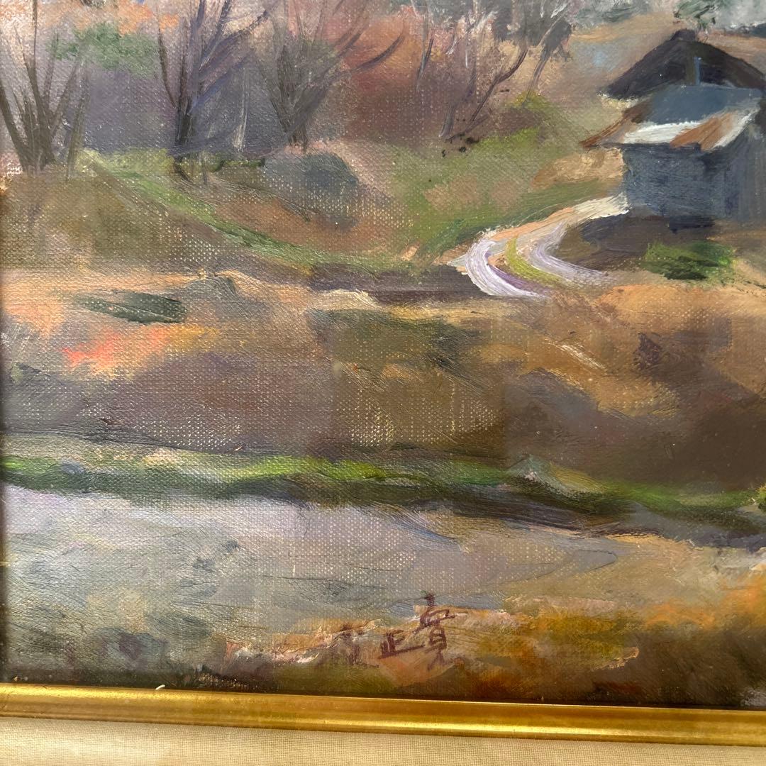 油絵風景画　江波正寛