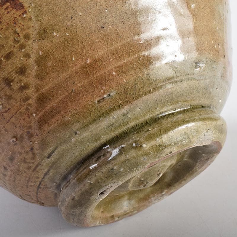 伊羅保　刷毛目茶碗　銘「二人静」　堀内宗心（兼中斎）極め箱　V　R7648