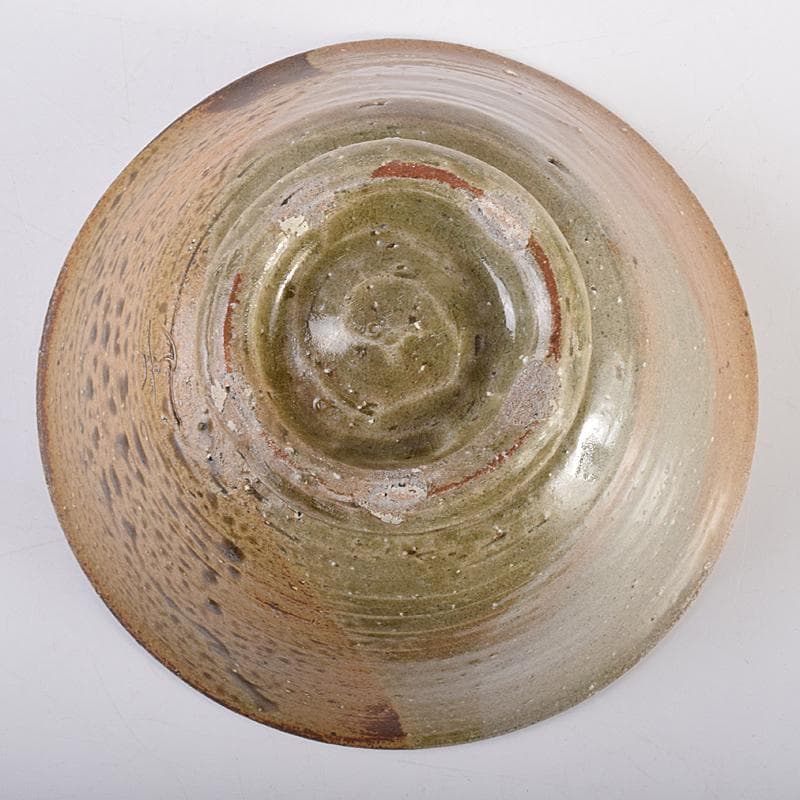 伊羅保　刷毛目茶碗　銘「二人静」　堀内宗心（兼中斎）極め箱　V　R7648